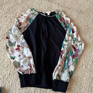 Chiffon sleeve blouse